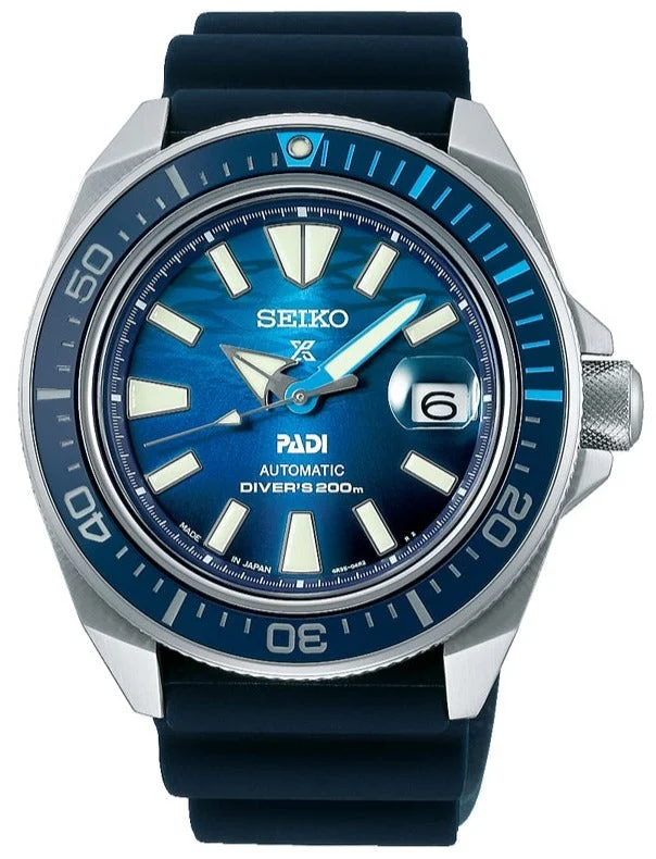 men's Seiko kinetic watches -Seiko Prospex Great Blue King Samurai PADI