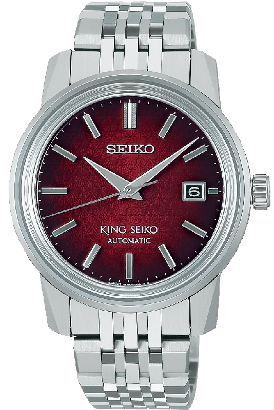men's Seiko with kinetic display function -King Seiko KSK 6L Garyu-Bai Red