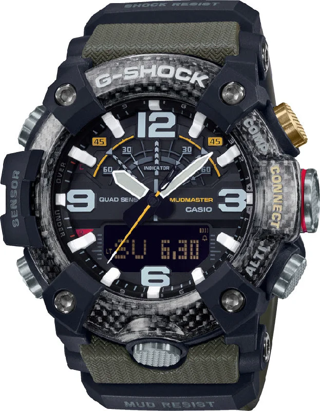 Mens Smart Watches UV Index Tracking-G-Shock Watch Master Of G Bluetooth D