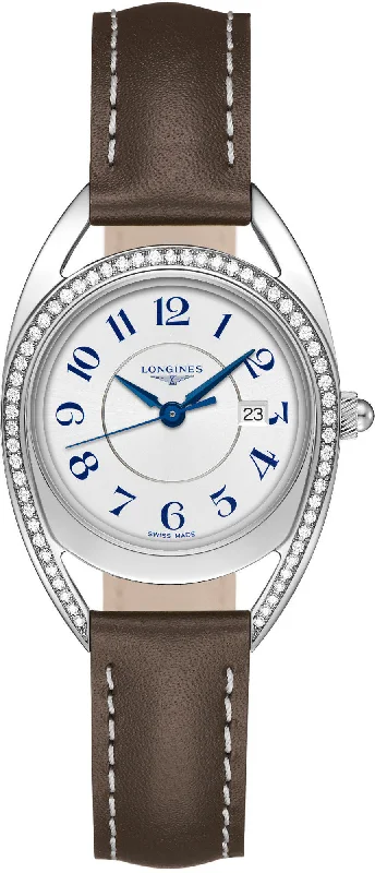 women's Longines with fabric straps -Longines Watch Equestrian Ladies