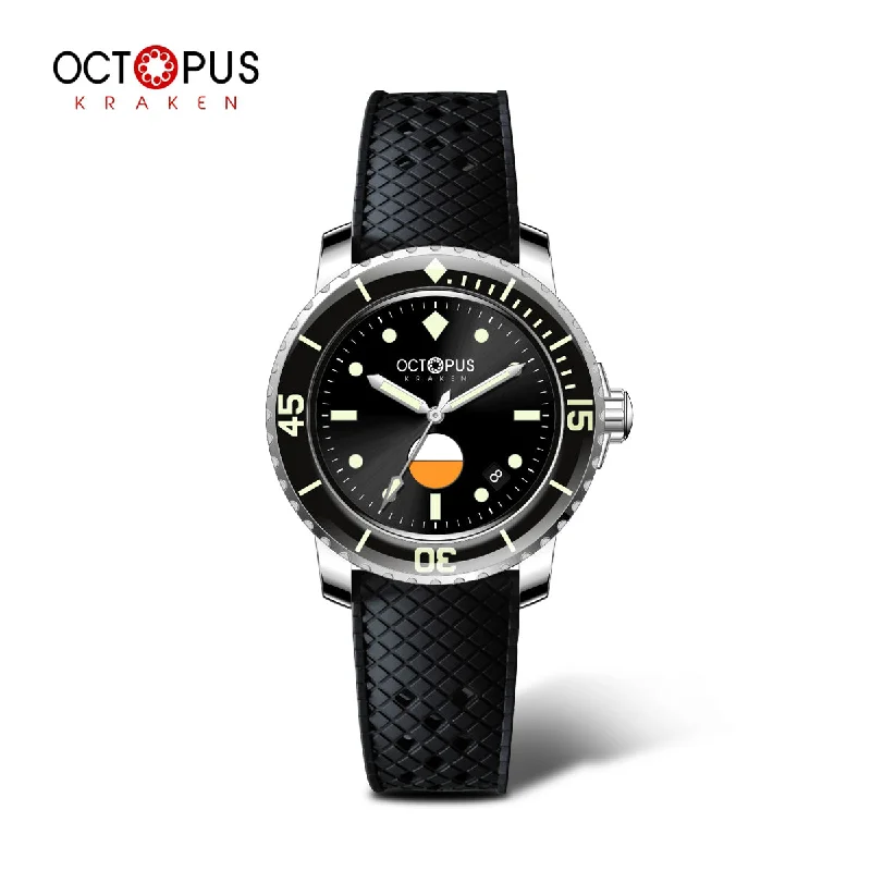 men's dive watches with manual winding -Octopus FF Homage PT5000 Automatic Dive Watch
