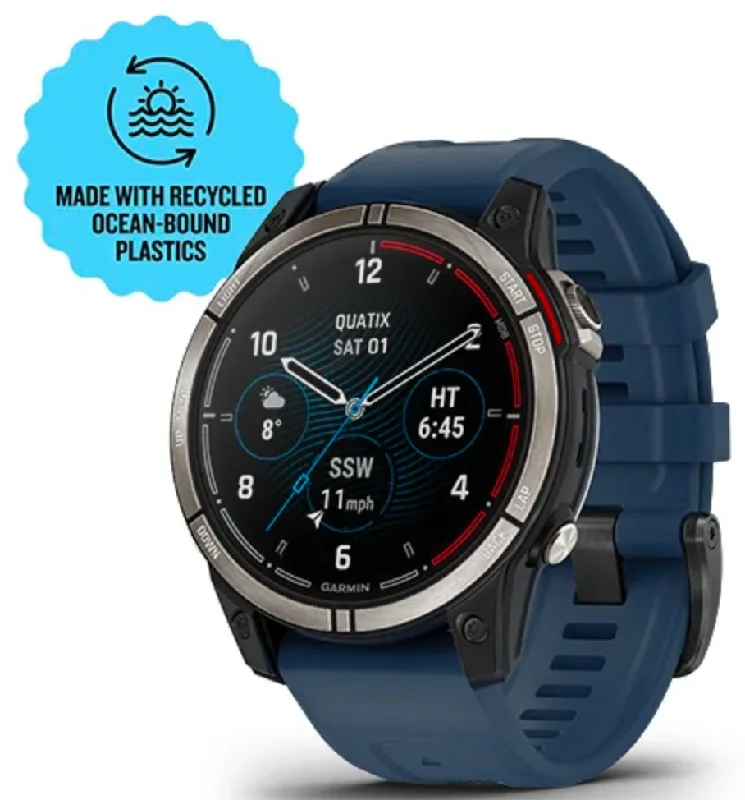 Mens Smart Watches Fitness Tracking-Garmin Quatix 7 Pro Marine GPS Smartwatch