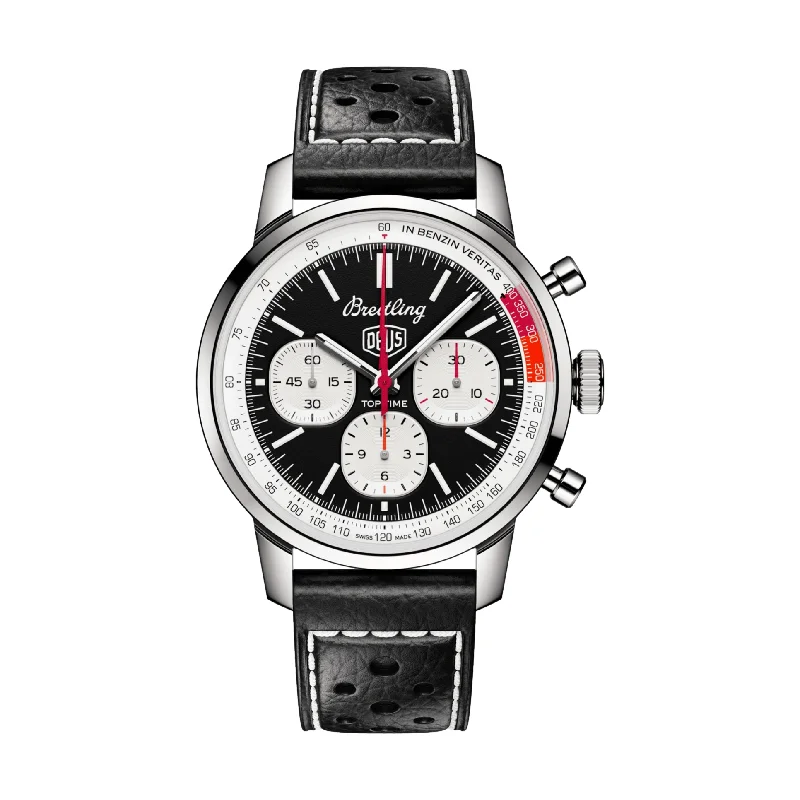 men's chronograph watches with water-resistant style design -Top Time B01 Deus Ex Machina Stainless Steel - Black men's chronograph watches with water-resistant style design -Top Time B01 Deus Ex Machina Stainless Steel - Black