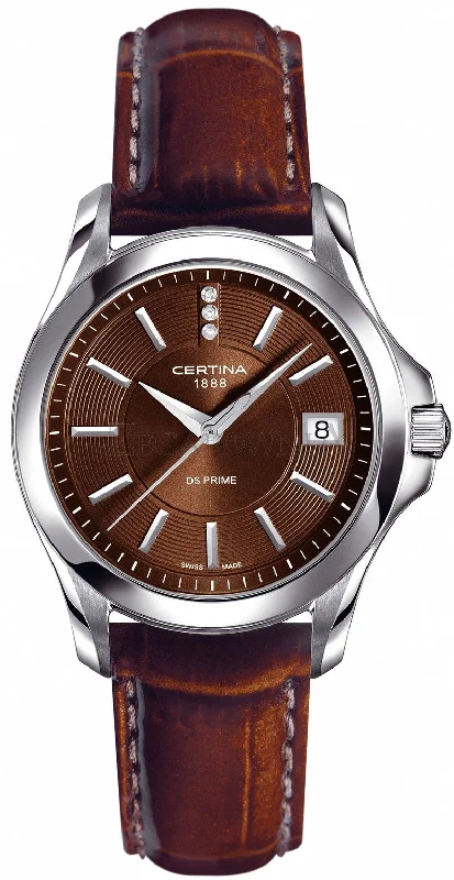 women's Certina with hand-wound display function -Certina DS Prime Lady Round Quartz women's Certina with hand-wound display function -Certina DS Prime Lady Round Quartz