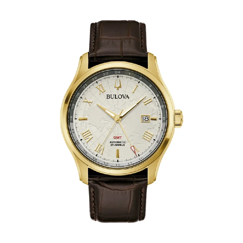 men's pilot watches with cyclops design -Wilton GMT