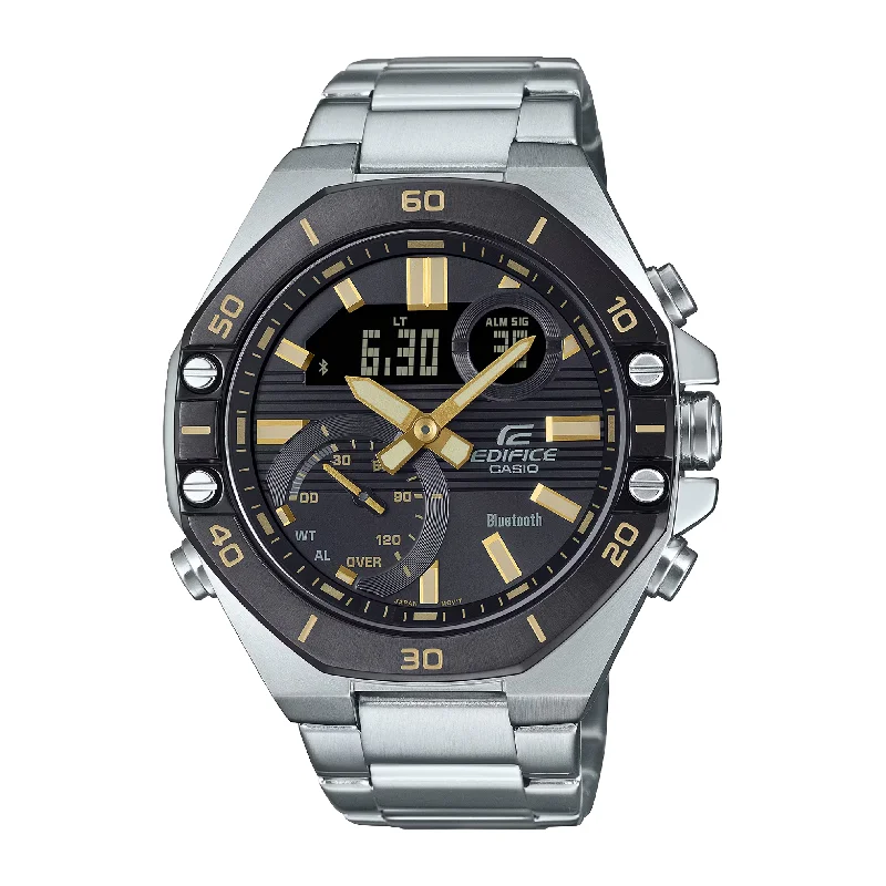 men's Cartier special edition design watches -CASIO EDIFICE ECB-10DB-1A9DF SMARTPHONE LINK MEN WATCH