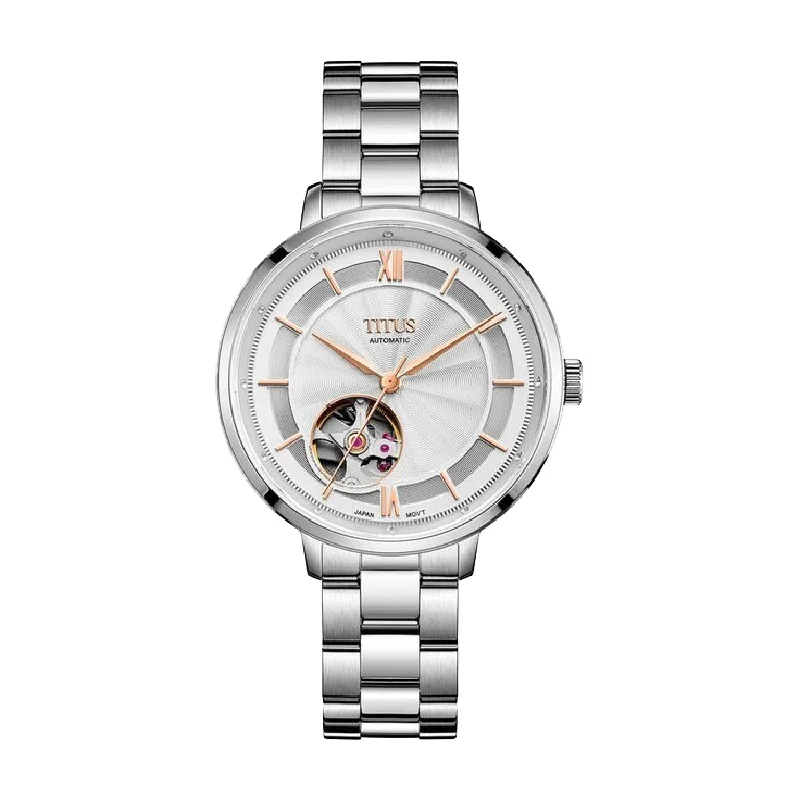 women's mechanical watches with Japanese SuperLuminova display -SOLVIL ET TITUS ENLIGHT W06-03278-001 3 HANDS AUTOMATIC WOMEN WATCH women's mechanical watches with Japanese SuperLuminova display -SOLVIL ET TITUS ENLIGHT W06-03278-001 3 HANDS AUTOMATIC WOMEN WATCH