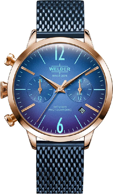 women's mechanical watches with elegant design -Welder Watch Moody Dual Time