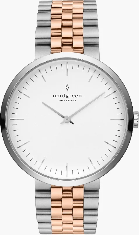 women's mechanical watches with tool-free strap change style -Nordgreen Infinity Ladies