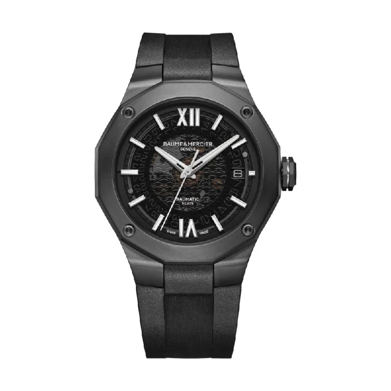 men's GMT watches with dual time zone -Riviera 10617 Baumatic COSC Certified, 42mm men's GMT watches with dual time zone -Riviera 10617 Baumatic COSC Certified, 42mm