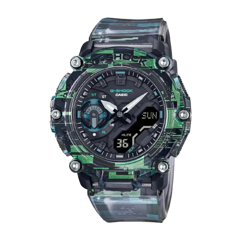 men's Cartier with polyurethane straps -CASIO G-SHOCK GA-2200NN-1ADR SPECIAL COLOUR MODELS GREEN WATCH men's Cartier with polyurethane straps -CASIO G-SHOCK GA-2200NN-1ADR SPECIAL COLOUR MODELS GREEN WATCH