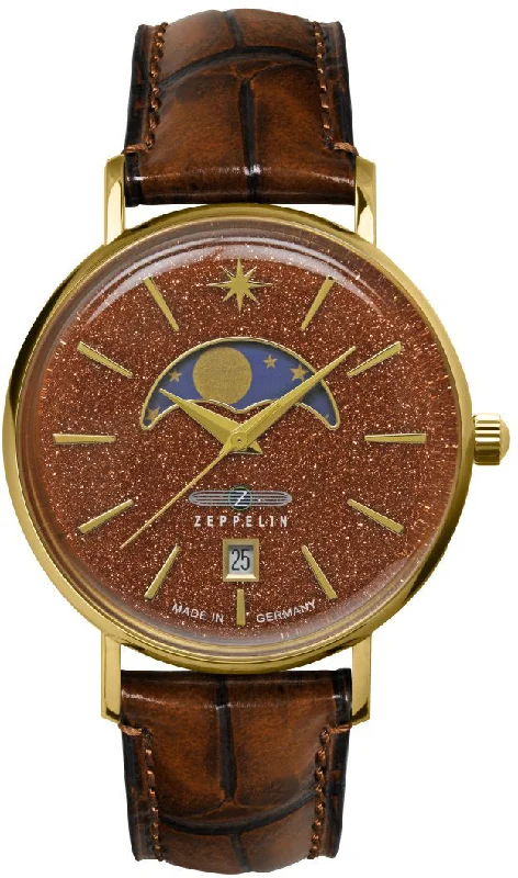women's mechanical watches with automatic display -Zeppelin Luna Ladies