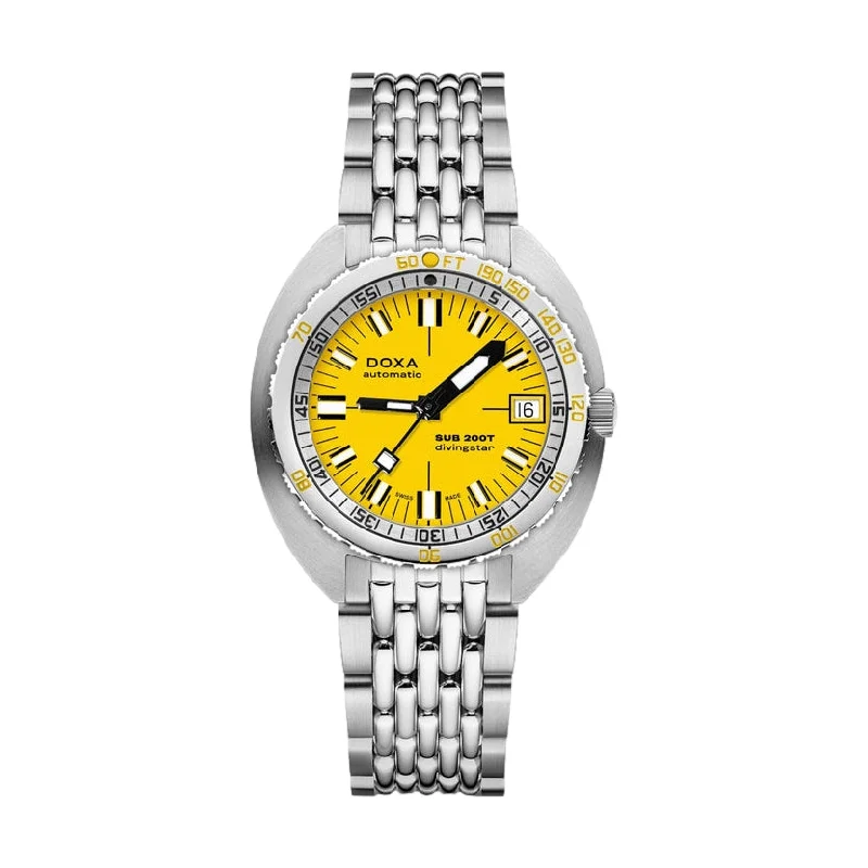Bulova-classic-dress line-Sub 200T Divingstar Iconic Yellow Dial on Bracelet, 39mm Bulova-classic-dress line-Sub 200T Divingstar Iconic Yellow Dial on Bracelet, 39mm
