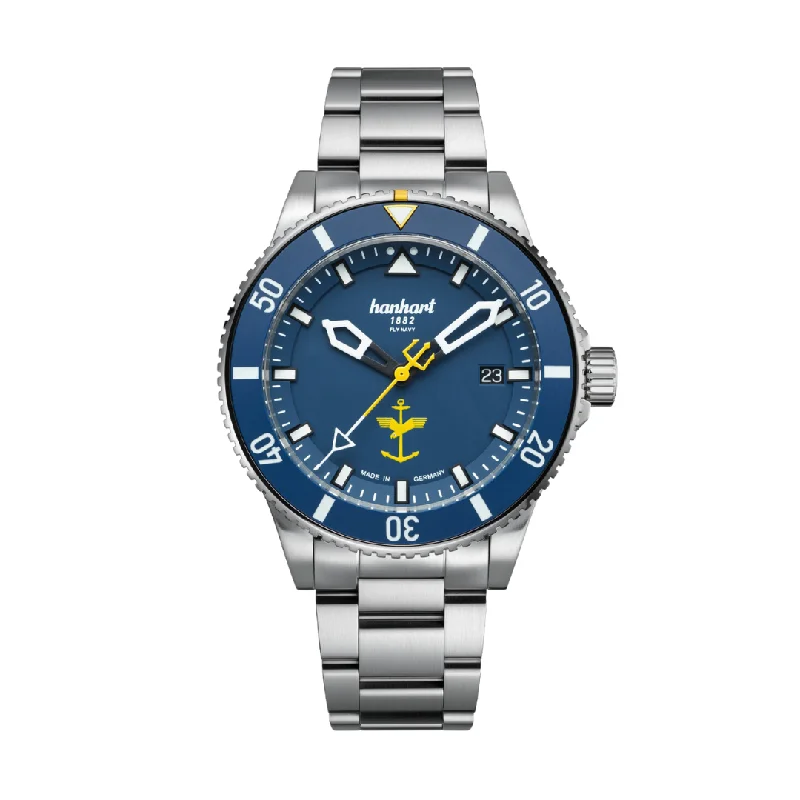 men's Seiko Swiss SuperLuminova watches -HANHART FLY NAVY MFG5 AEROSPHERE 774.274-6428 LIMITED EDITION STAINLESS STEEL MEN WATCH men's Seiko Swiss SuperLuminova watches -HANHART FLY NAVY MFG5 AEROSPHERE 774.274-6428 LIMITED EDITION STAINLESS STEEL MEN WATCH