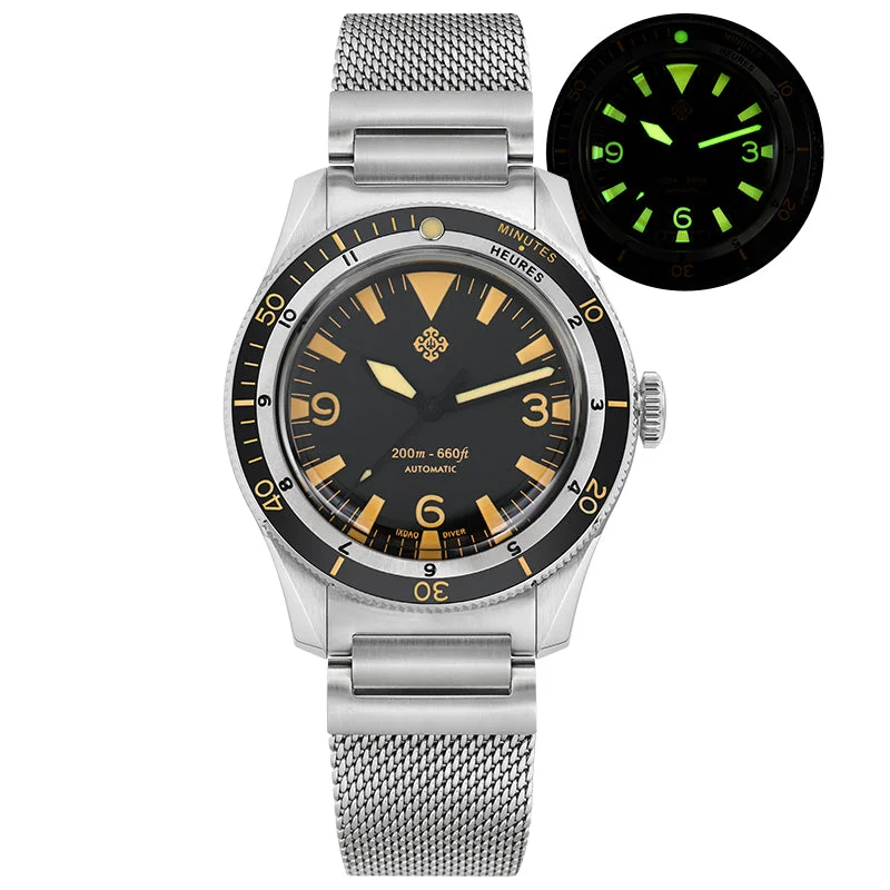 men's dive watches with polyurethane straps -IXDAO 5305 Elegant Professional Dive Watch