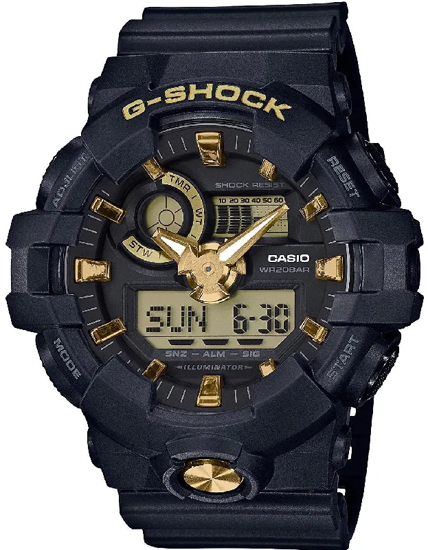 men's mechanical watches with Swiss SuperLuminova display function -G-Shock GA-710 Worldtime Mens