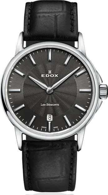 women's mechanical watches with backlight display function -Edox Watch Les Bemonts