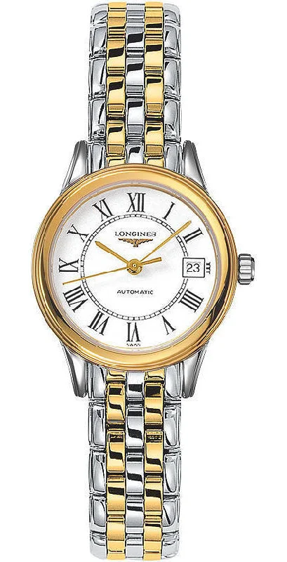 women's Longines monogram engraving design watches -Longines Flagship Ladies