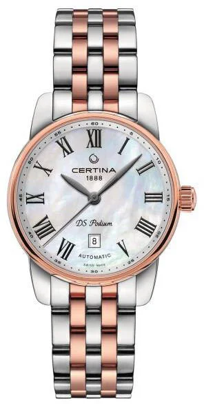 women's Certina with quick-release straps -Certina DS Podium Lady Automatic