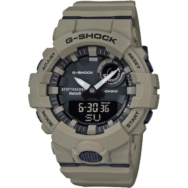 premium men's skeletonized watches with classic appeal -G-Shock GBA800UC G-Squad Ana-Digi Connected Tan premium men's skeletonized watches with classic appeal -G-Shock GBA800UC G-Squad Ana-Digi Connected Tan