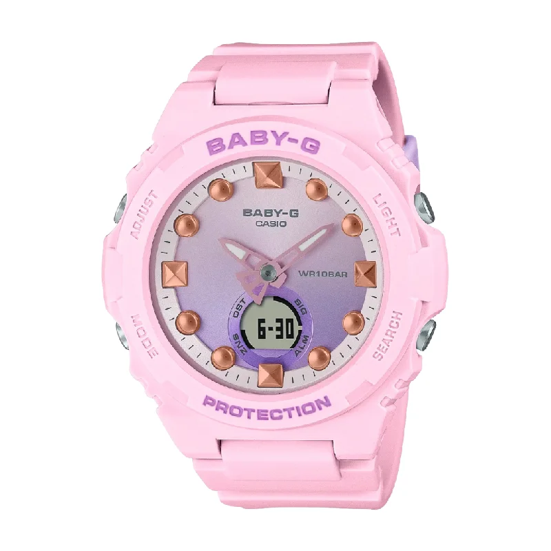 women's Casio fashion watches -CASIO BABY-G BGA-320-4ADR PINK WOMEN WATCH