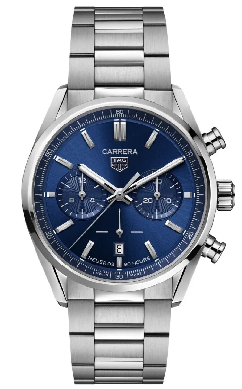 men's chronograph watches with spring drive style design -TAG Heuer Carrera Chronograph
