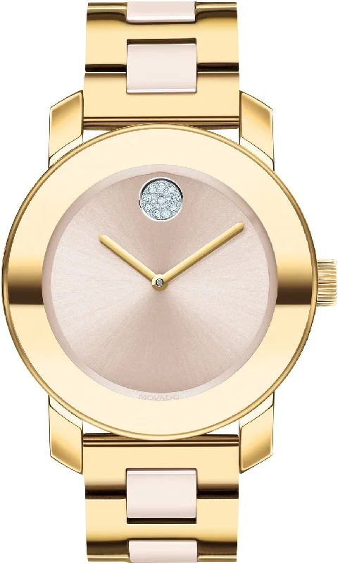 women's mechanical watches with anti-reflective design -Movado Watch Bold