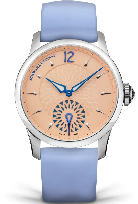 women's mechanical watches with 24-hour design -Schwarz Etienne Fiji Floral Seconds