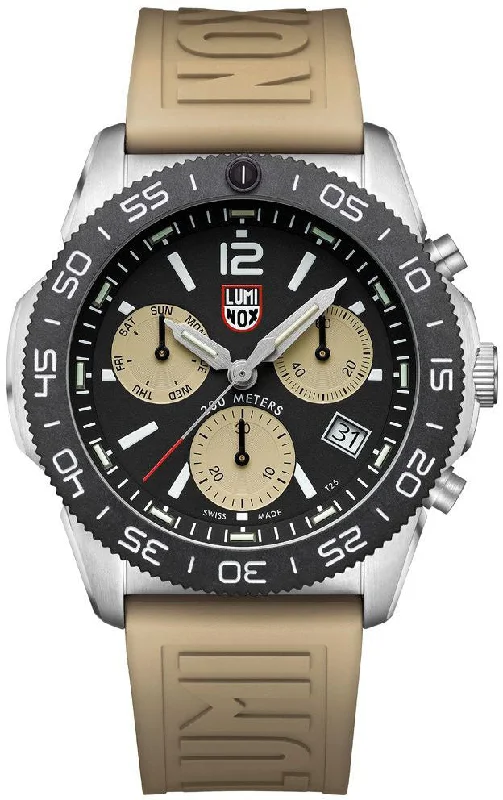 men's chronograph watches with personalized engraving design -Luminox Pacific Diver Chronograph 3140 Series D men's chronograph watches with personalized engraving design -Luminox Pacific Diver Chronograph 3140 Series D