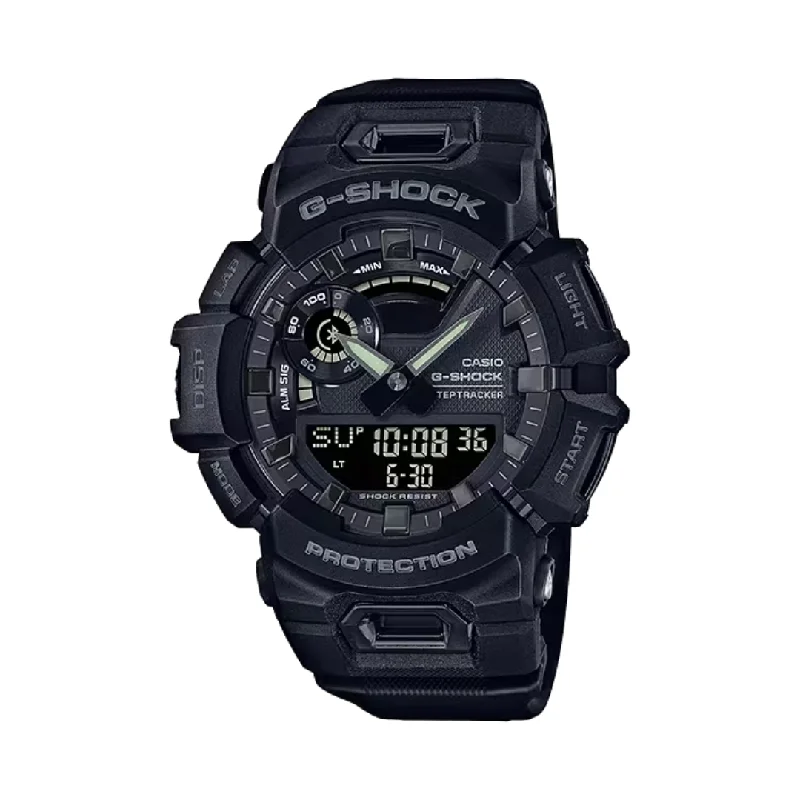 men's Cartier curved design watches -CASIO G-SHOCK SPORTS GBA-900-1ADR G-SQUAD BLACK WATCH men's Cartier curved design watches -CASIO G-SHOCK SPORTS GBA-900-1ADR G-SQUAD BLACK WATCH