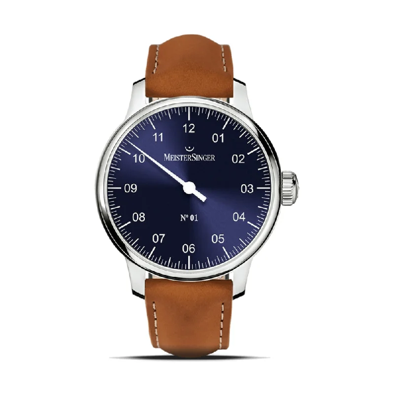 men's digital watches with limited edition display -N°01 - Blue Dial