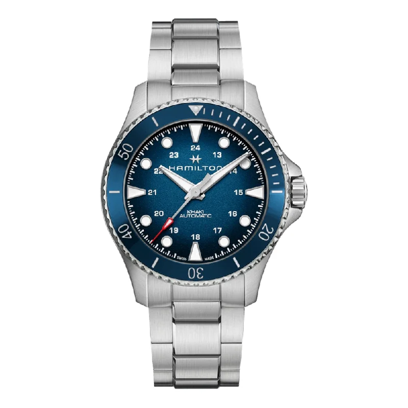 men's dive watches with date magnifier -Khaki Navy Scuba 43mm Automatic