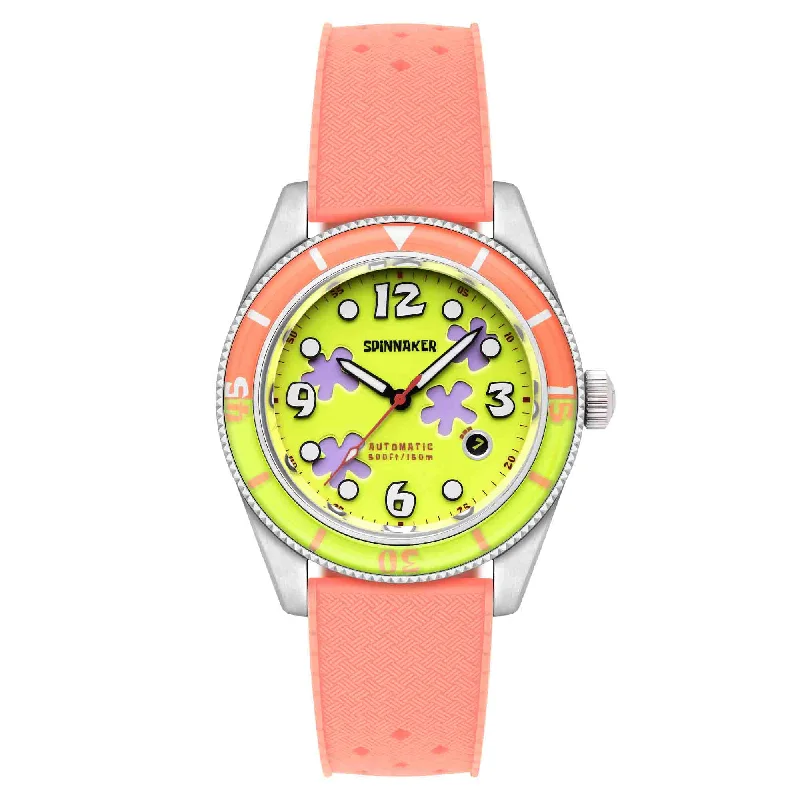 best men's skeletonized watches for everyday wear -Spinnaker Fleuss Automatic Spongebob Squarepants Conch Street Patrick Pants Limited Edition