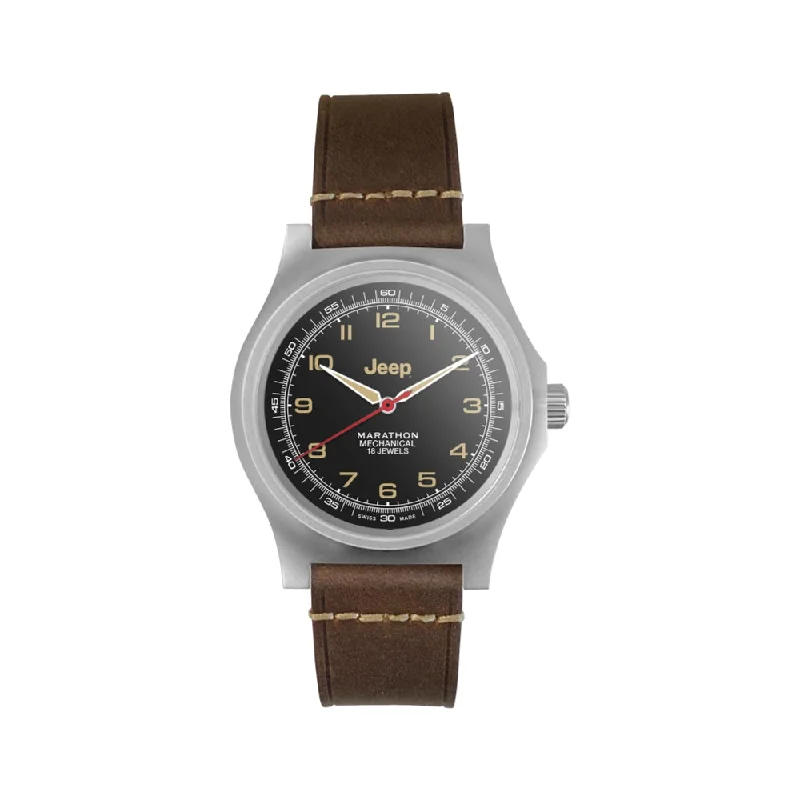 men's digital watches with alarm display -Jeep Willy's SSGPM Officer's Mechanical 41mm men's digital watches with alarm display -Jeep Willy's SSGPM Officer's Mechanical 41mm
