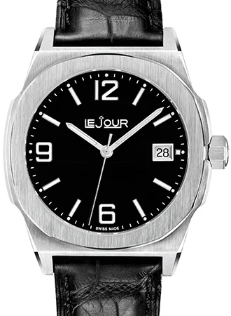 Men's Office Wear Dress Watches-Fardón Black Ref. LJ-FD-001