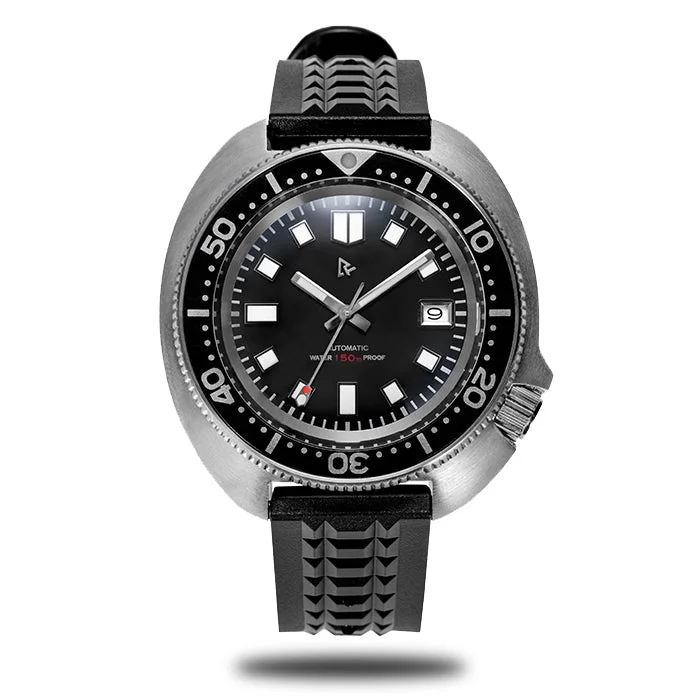 men's dive watches with solar style -RDUNAE Vintage Turtle 6105-8110 Diver Watch