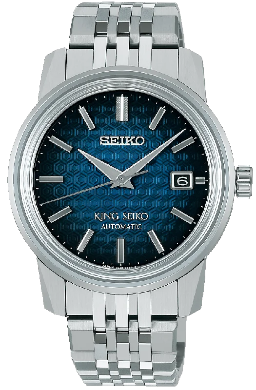 men's Seiko with solar display function -King Seiko KSK 6L Kameido Blue
