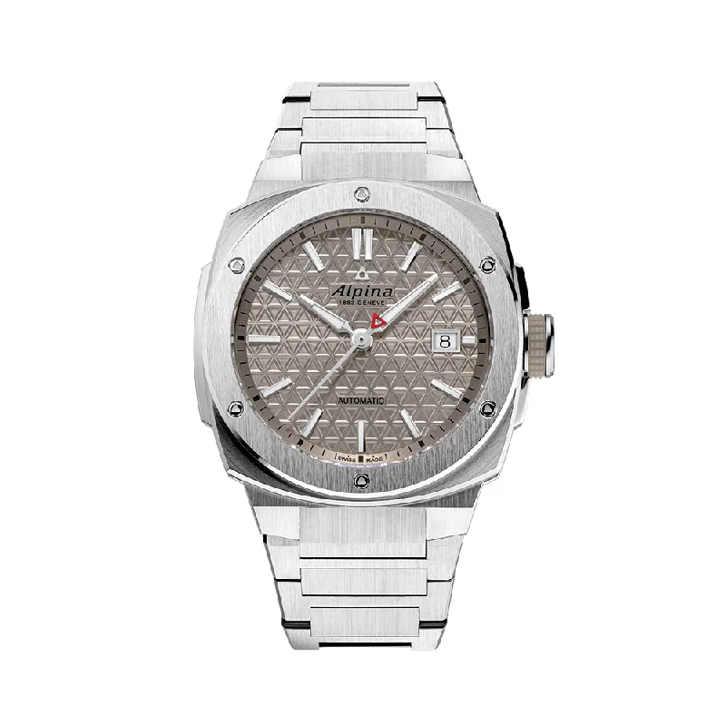 men's pilot watches with acrylic glass -Alpiner Extreme Automatic 39mm - Beige