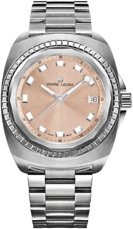 women's mechanical watches with metal style straps -Favre-Leuba Watch Sea Bird