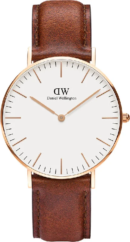 women's mechanical watches with stopwatch display -Daniel Wellington Watch Classic 36 St Mawes 36mm