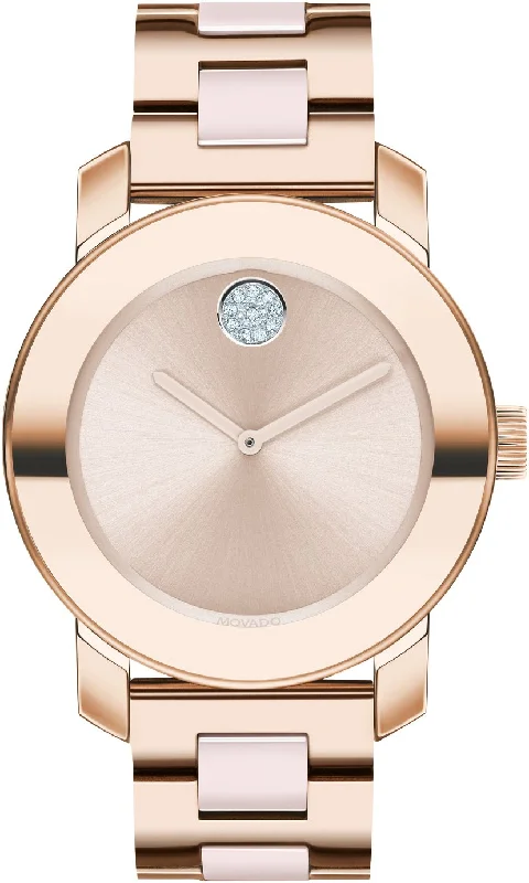 women's mechanical watches with double-domed design -Movado Watch Bold