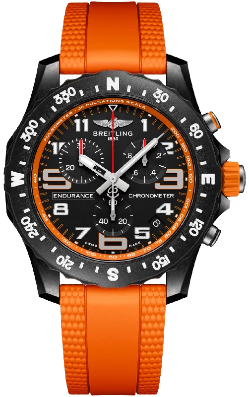 men's mechanical watches for business meetings -Breitling Endurance Pro 44 Orange