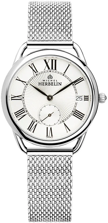women's mechanical watches with moon phase -Herbelin Equinoxe Ladies