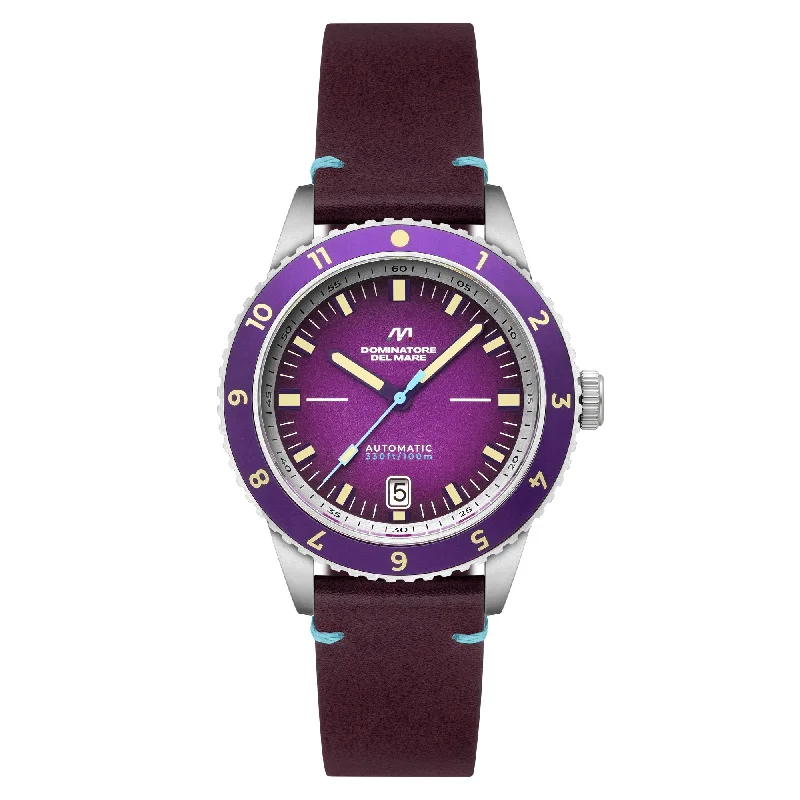 stylish men's skeletonized watches for night wear -Dominatore Del Mare Tropea Automatic Indigo