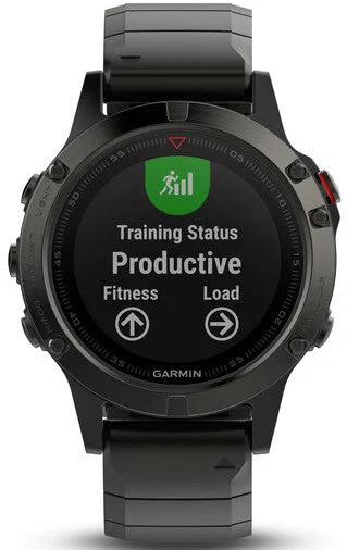 Mens Smart Watch Supplier-Garmin Watch Fenix 5 Sapphire Slate Grey
