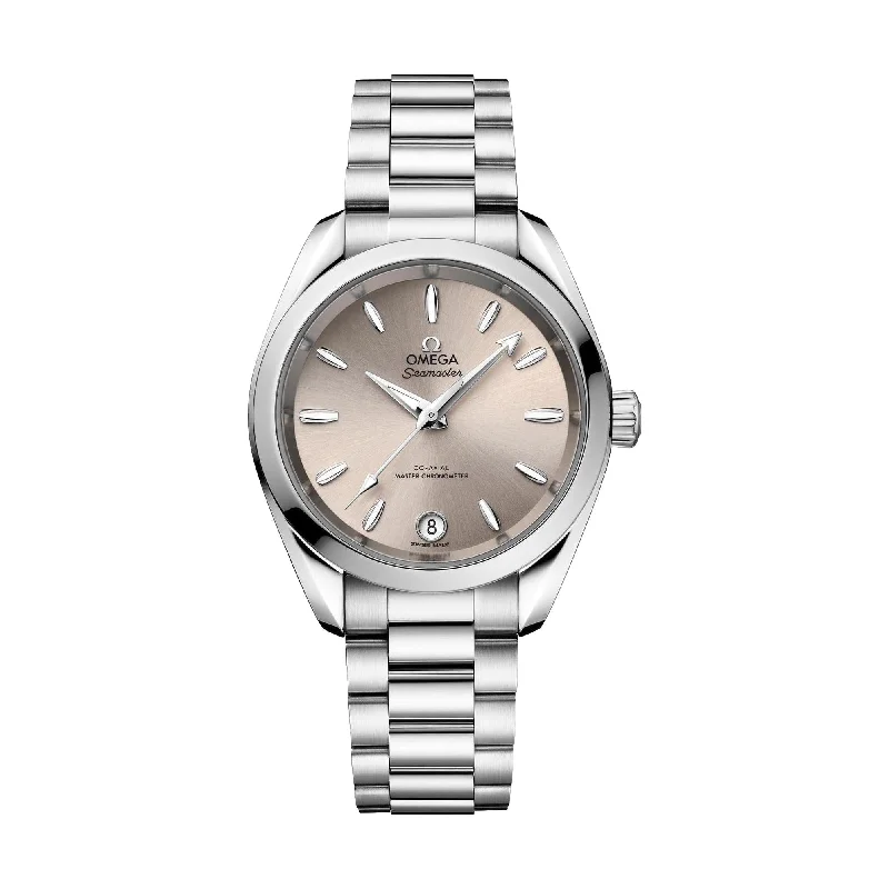 men's dive watches with collector's edition -Seamaster Aqua Terra Shades 150M Co-Axial Master Chronometer 34mm - Sandstone on Bracelet men's dive watches with collector's edition -Seamaster Aqua Terra Shades 150M Co-Axial Master Chronometer 34mm - Sandstone on Bracelet