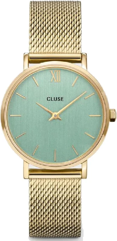 women's mechanical watches with quartz display -Cluse Watch Minuit Ladies