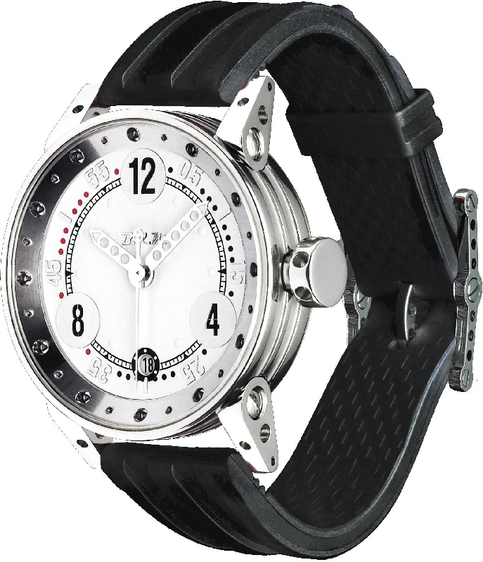 women's mechanical watches with anti-reflective design -B.R.M. V7-38 Grey Hands