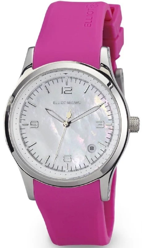 women's mechanical watches with special edition display function -Elliot Brown Watch Kimmeridge Ladies