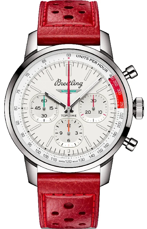 men's mechanical watches with chronograph design -Breitling Top Time B01 41 Ford Thunderbird